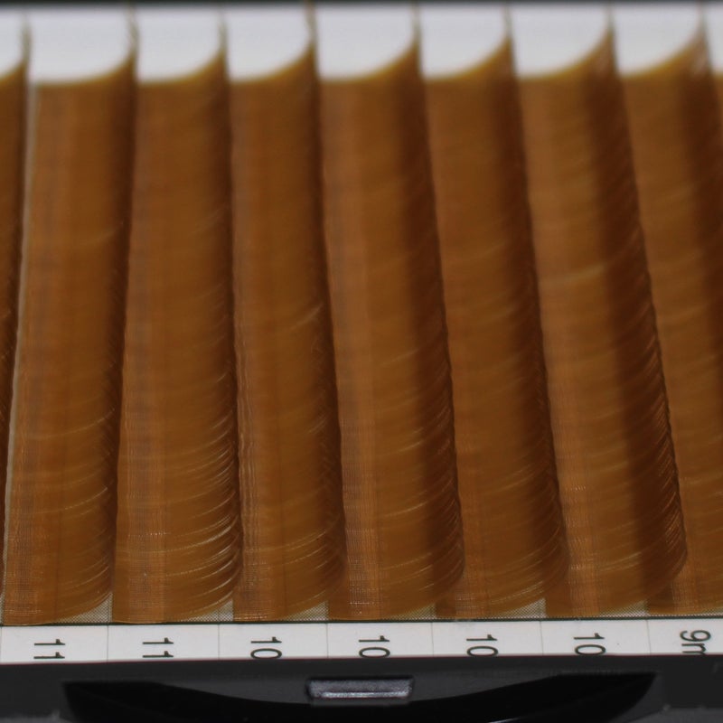 Bodermincer Scala Thickness 0.10mm C Curl Light Brown/Dark Brown/Black-Brown False lashes Individual Eyelash Extension Natural False Eyelashes (9mm, Dark Brown) - Image 4